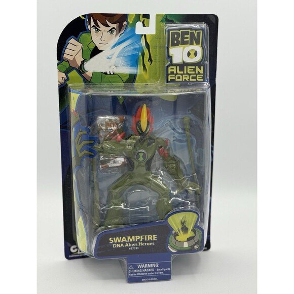 Ben 10 DNA Alien Heroes Swampfire - 2008 New In box - Picture 3 of 12